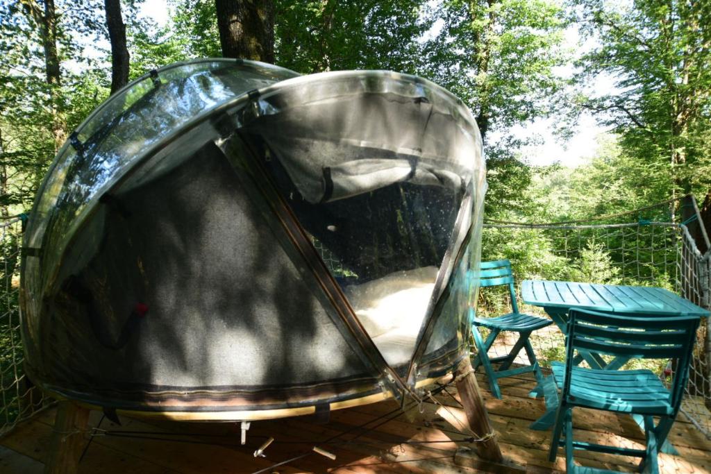 Bulle Espace Fouletot nuit insolite Franche Comte Mont sous Vaudrey 6