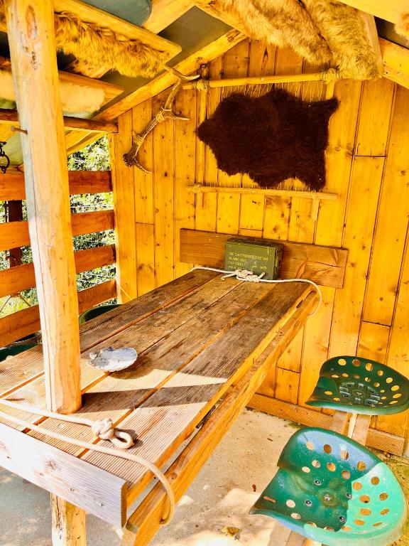 La cabane perchee du trappeur nuit insolite Normandie Ecrainville 16