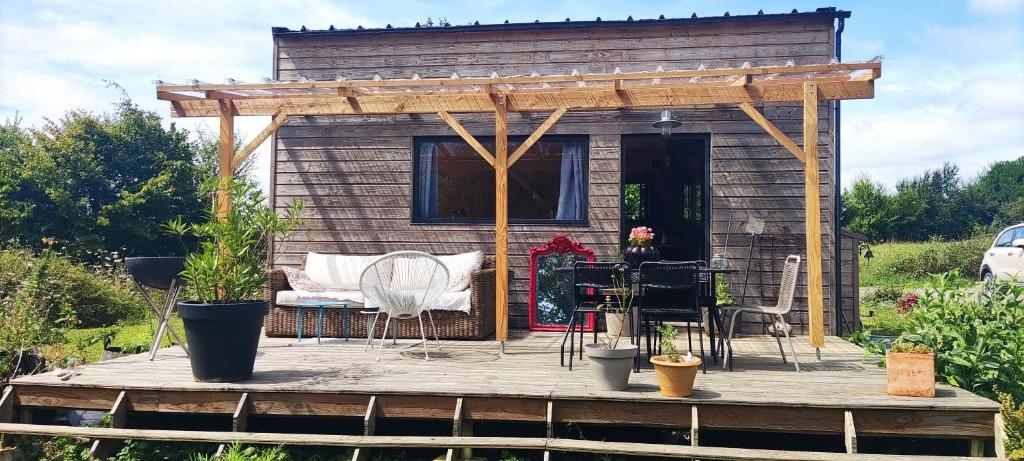 Tiny house bucolique nuit insolite Bretagne Saint Brieuc de Mauron 6